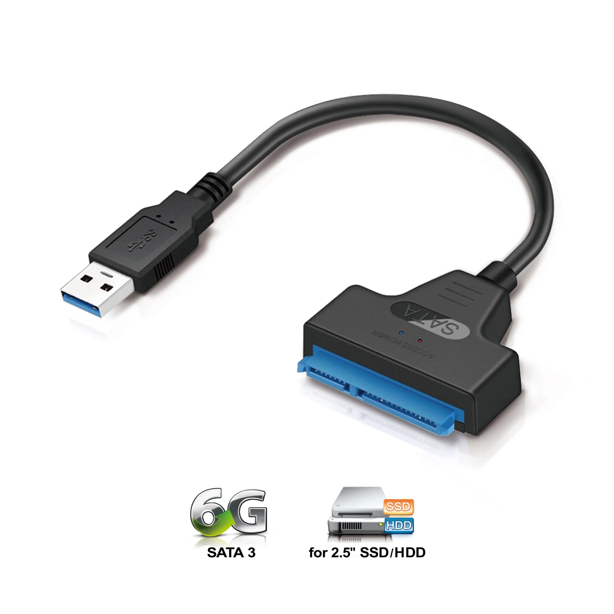 Адаптер-переходник USB 3.0 - SATA lll для HDD/SSD. Источник: Яндекс.Картинки
