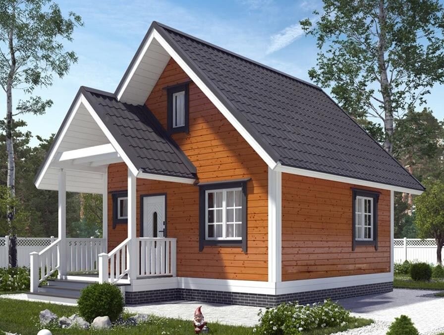 Зеркальный фасад дома. Источник фото: dom-bt.com