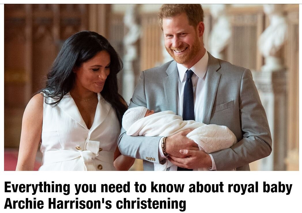 Фото с кристин мальчика на сайте Hello magazine https://www.hellomagazine.com/royalty/2019051072904/royal-baby-archie-harrison-christening-details/ 