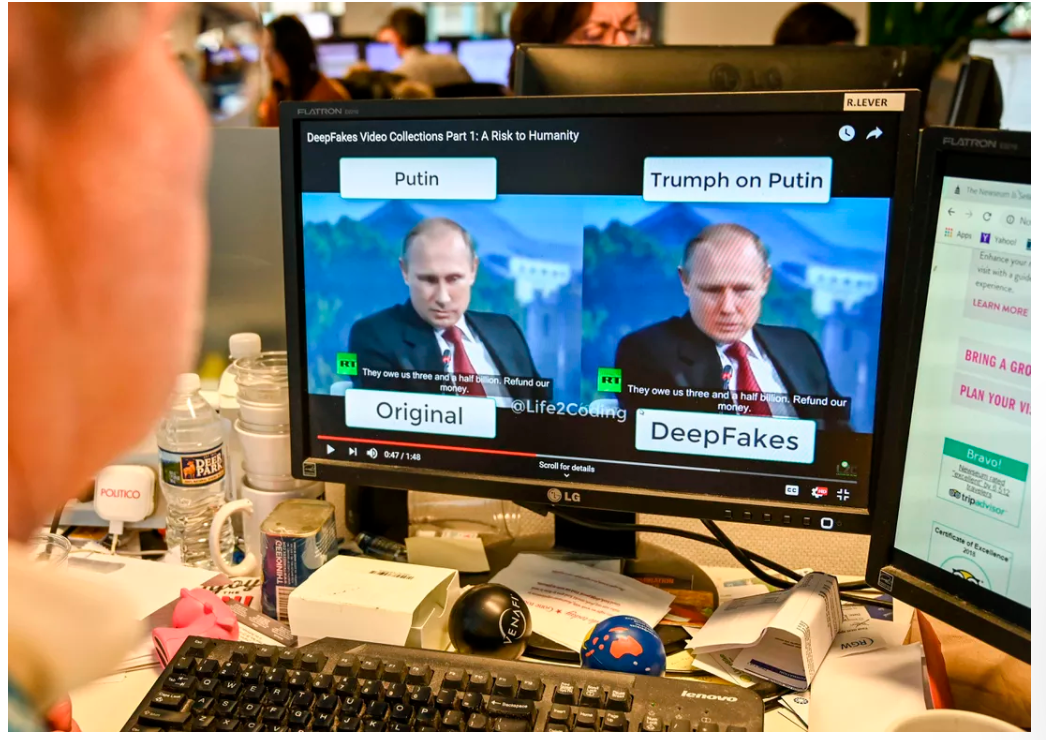 Photoshop используется для изменения лица людей. Alexandra Robinson/AFP/Getty Images.