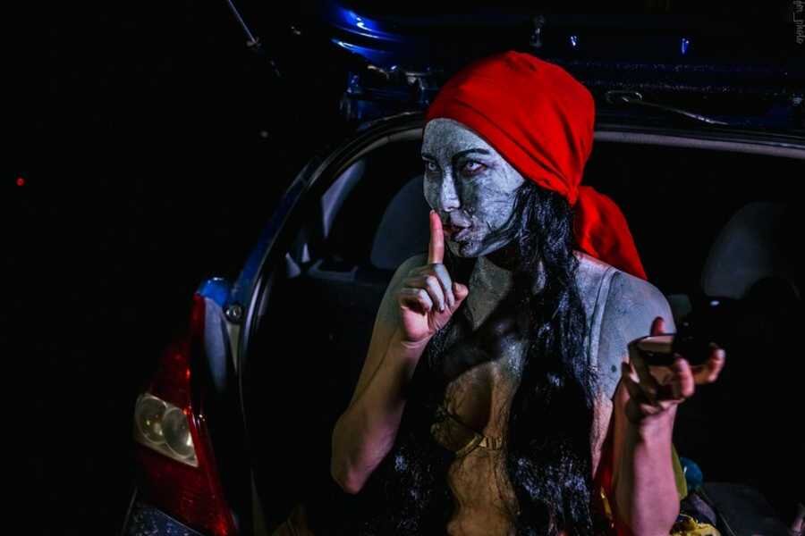 Фото со съемок фильма «Харах Оды»