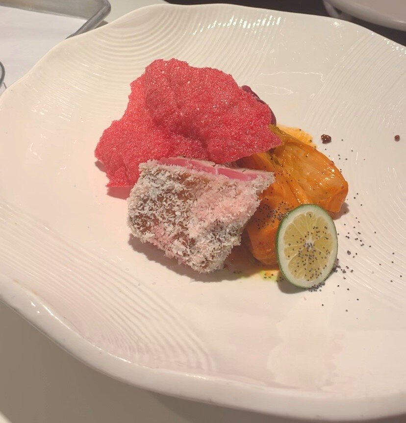 Стейк из Тунца с кимчи