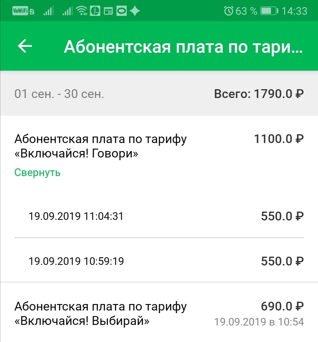 Абонентская плата по тарифному плану мегафон что это