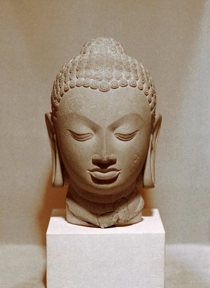 Buddha's head. Indian National Museum, Delhi