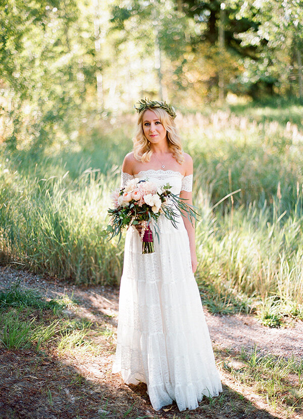 Образ невесты в стиле Рустик. 