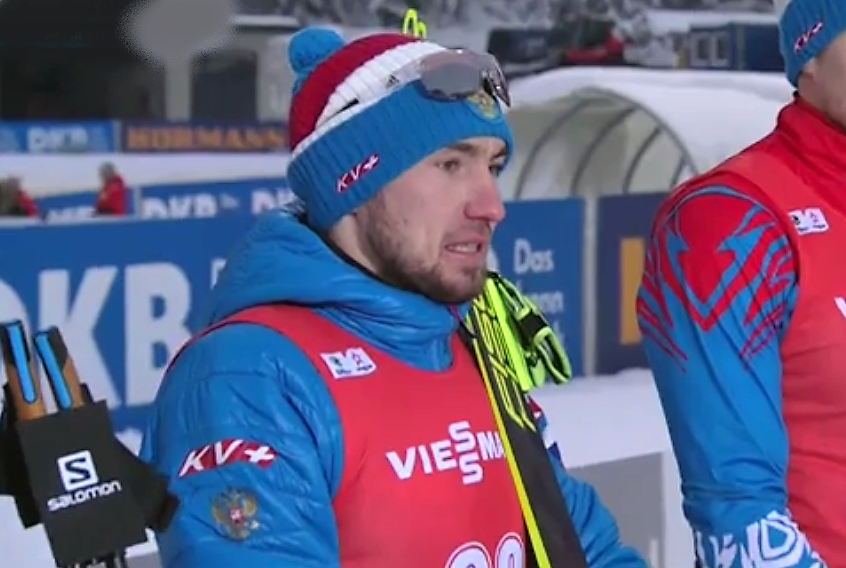 Александр Логинов - серебряный призёр гонки преследования в Хохфильцене (2019/2020). 