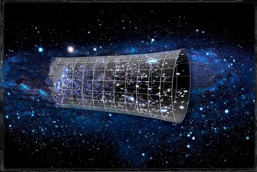 Космическое пространство растягивается и изгибается