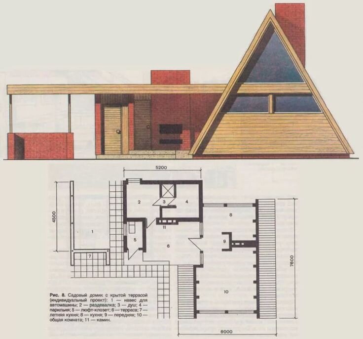 Проекты треугольных домов чертежи и фото