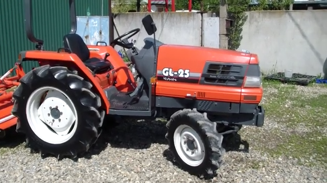 KUBOTA GL 25 с почвофрезой