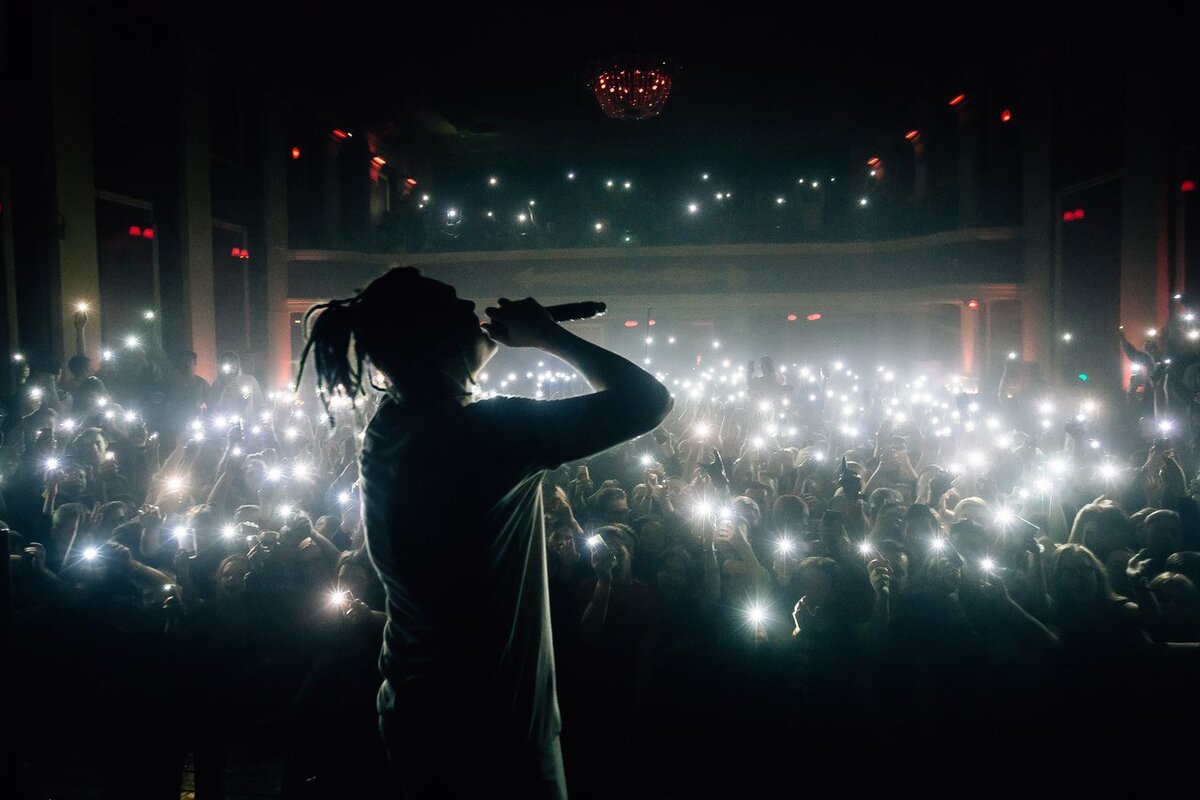 Моргенштерн на концерте