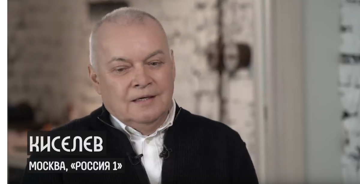 Дмитрий Киселёв в интервью Юрия Дудя. Кадр из интервью на канале "вДудь"