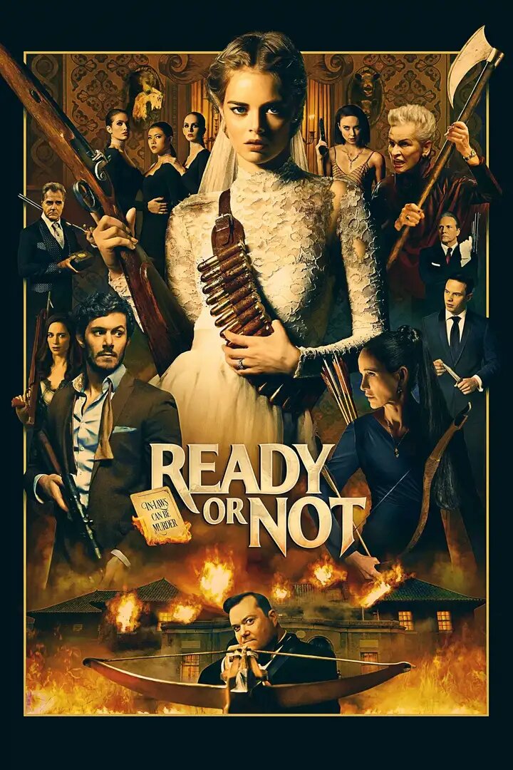 Ready or Not (я иду искать)

Ready or Not - американский комедийный фильм ужасов 2019 года режиссера Мэтта Беттинелли-Олпина и Тайлера Джиллетта по сценарию Гая Бьюсика и Р. Кристофера Мерфи. Фильм рассказывает про новобрачную, за которой охотится семья ее супруга в рамках ритуала первой брачной ночи. Марк О'Брайен изображает ее мужа вместе с Адамом Броди, Генри Черни и Энди Макдауэлл в качестве членов его семьи.
Несмотря на убийственный шум, который был готов или не был создан в конце августа, фильм, похоже, не загорелся у широкой публики.

Можно было только представить, сколько шума этот фильм мог бы получить, если бы его выход был запланирован ближе к самому жуткому времени года. Очень похоже на страшные истории, которые можно рассказывать в темноте, готовые или нет, могут быть адским хитом sleeper, если театры начнут давать больше времени для шоу в течение недель, предшествующих Хэллоуину. Не говоря уже о том, что если вы или кто-то из ваших знакомых устраивает осеннюю свадьбу, этот фильм удваивается как идеальный вечер перед празднествами.