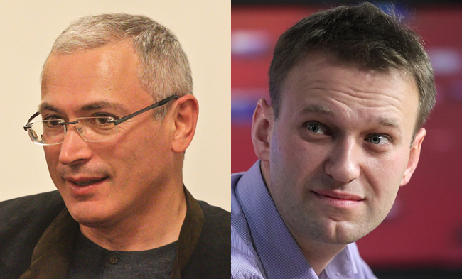 М.Ходорковский и А.Навальный. С сайта: news.liga.net