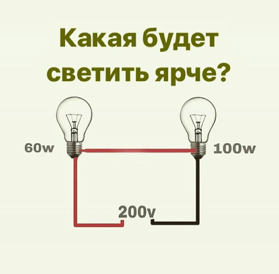 Схема подключения ламп накаливания
