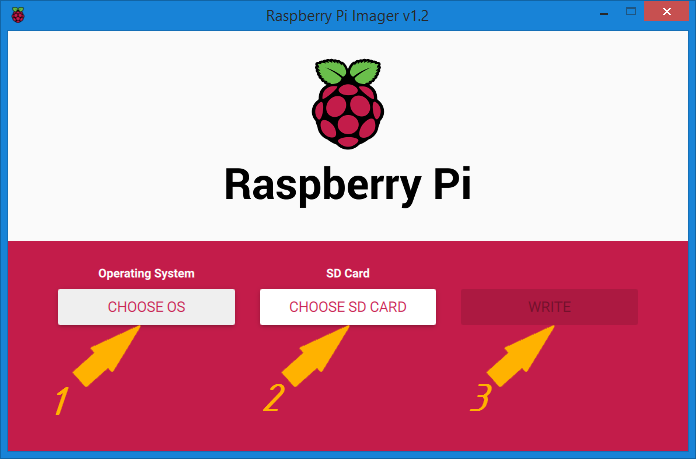 Рисунок 1 – Главное окно программы Raspberry Pi Imager