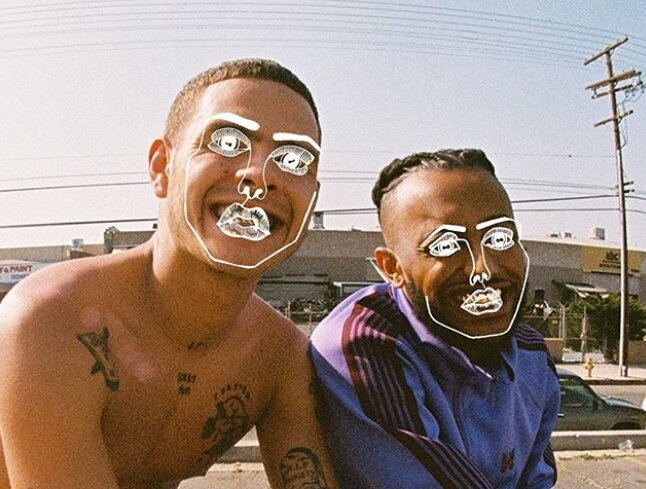 Aminé, slowthai
​Фото: Instagram
