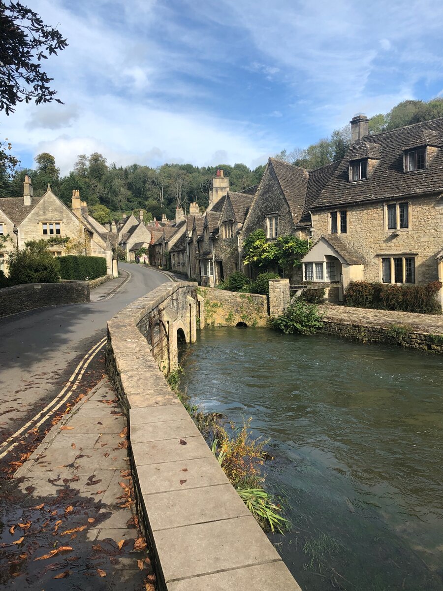 Самый известный вид Castle Combe