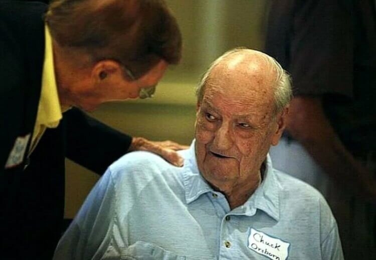 Чарльз Осборн в старости 