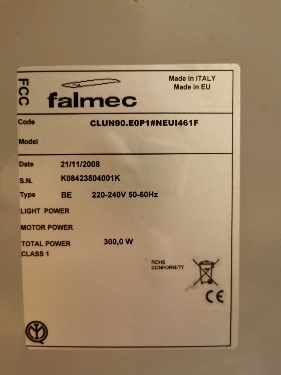 Основные характеристики кухонной вытяжки Falmec 