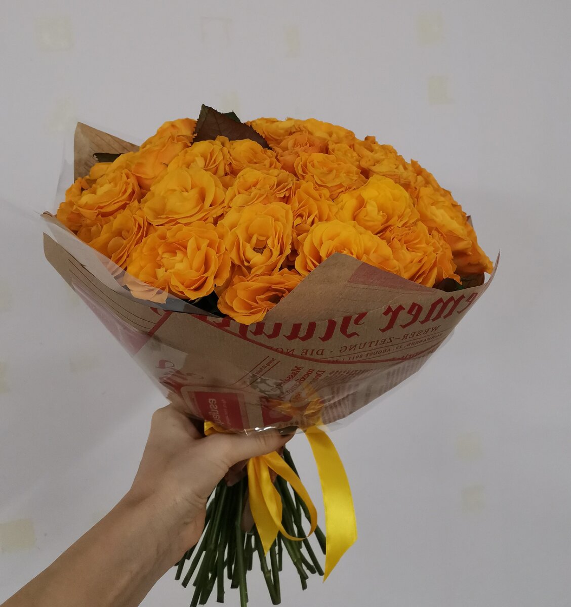 Пример обыкновенного масс-маркет букета