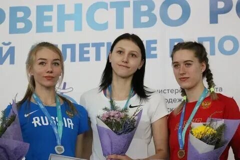 Фото: серебряный призер первенства России по легкой атлетике Надежда Андрюхина (слева)