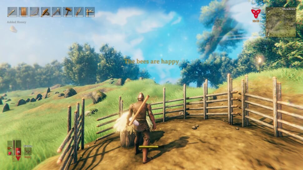 Осмотр пчел