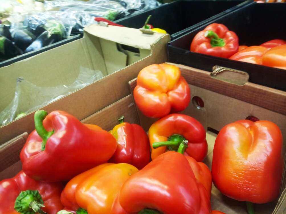 Болгарский сладкий перец. Фото автора из магазина