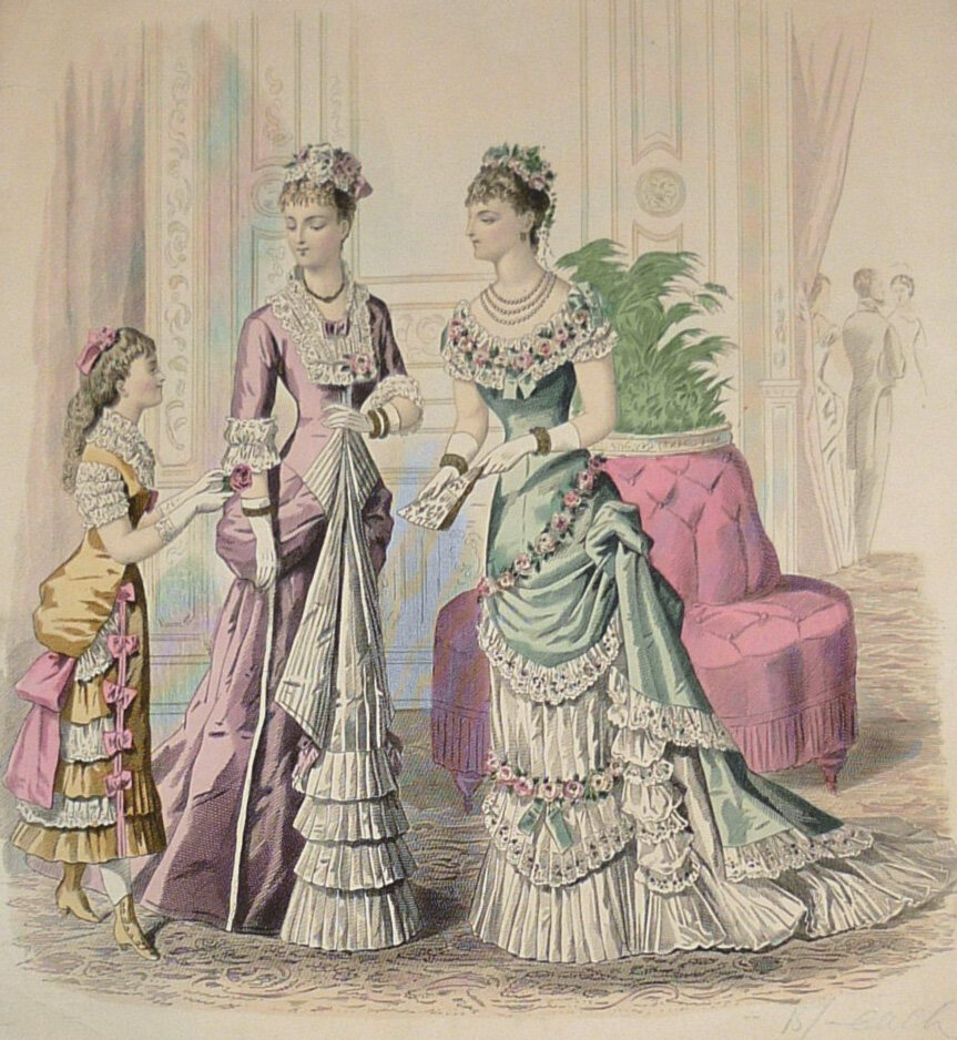 Женская мода 1879 года картинки