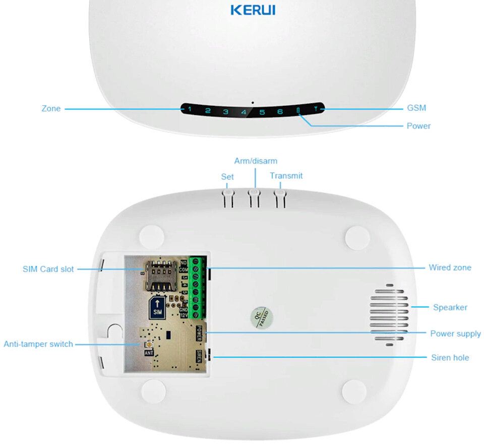 Вся правда о китайской GSM сигнализации Kerui для дома и гаража. (Отзыв о  модели Kerui G1 или W19) | У Стаса на завалинке | Дзен