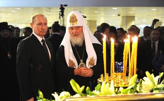    Владимир Путин и патриарх Кирилл Kremlin.ru