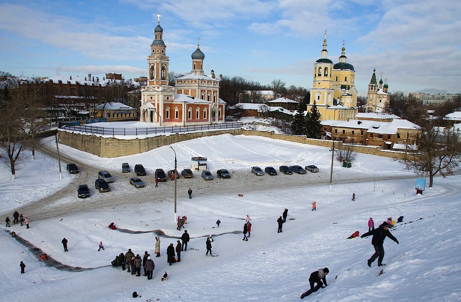 Серпухов Соборная гора храмы