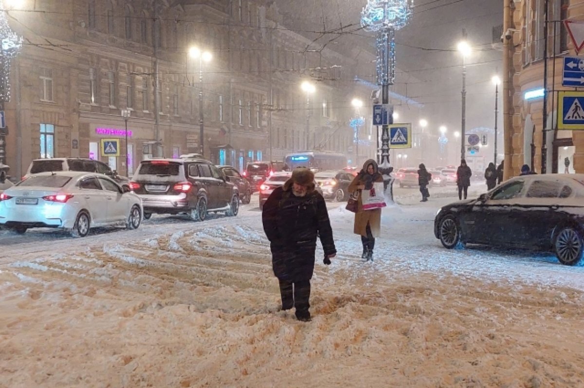    В Петербурге ждут сильный снегопад 3 января и мороз до -20 перед Рождеством