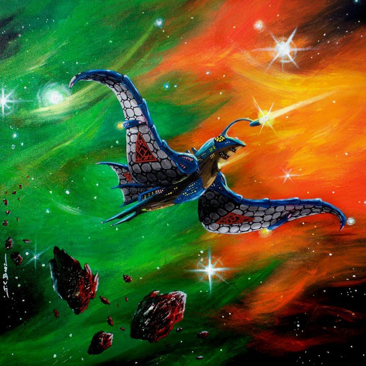 Иллюстрация Джона к своим альбомам