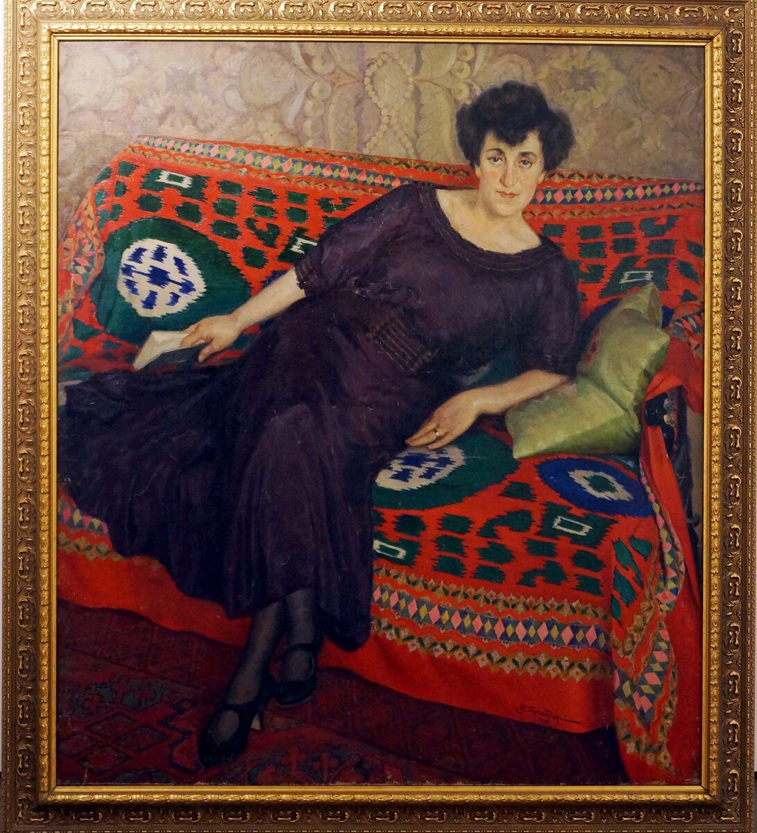  Бершадский Юлий Портрет жены 142х124 хм 1919 г