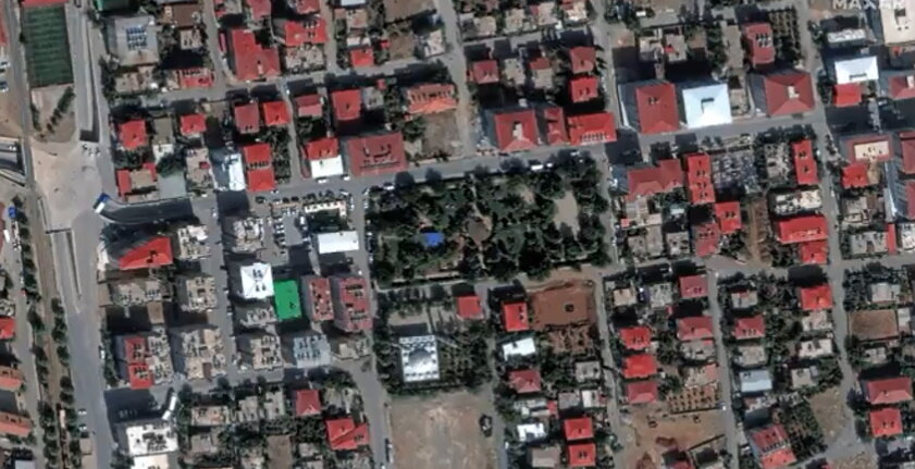     Фото: Maxar Technologies Город Ислахийе в Турции 4 октября 2022 года