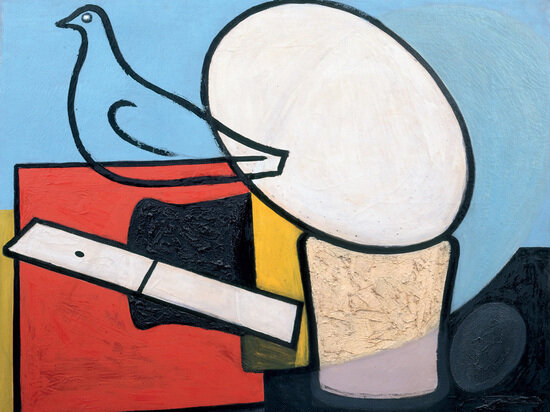     «Настольный натюрморт с птицей» Джона Грэма (1933). фото: fwweekly.com