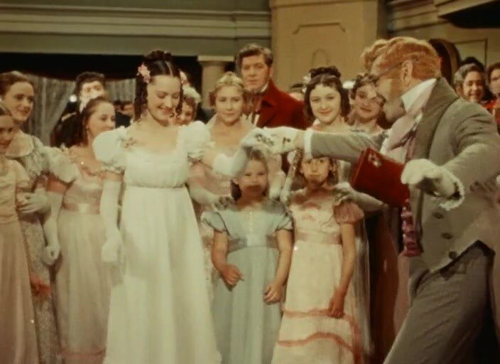 Фильм-опера «Евгений Онегин», 1958 год. Татьяна на балу. 