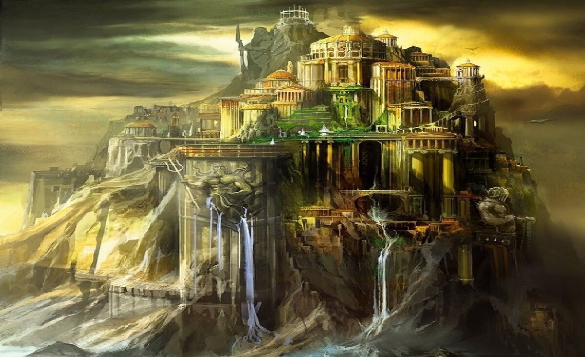 Олимп. Стандартное представление греков о городе богов