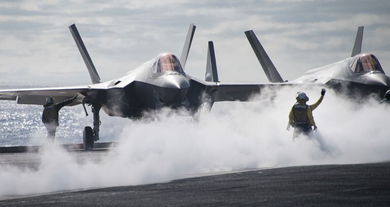 F-35C. PHOTO BY SEAMAN APPRENTICE ETHAN SOTO