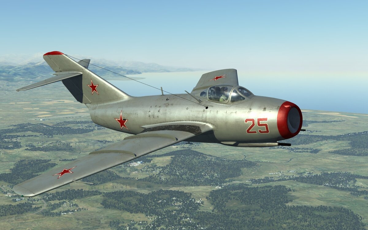 МиГ-15. Разработан ОКБ Микояна и Гуревича в конце 1940-х годов.