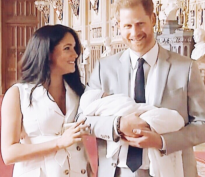 Меган после родов