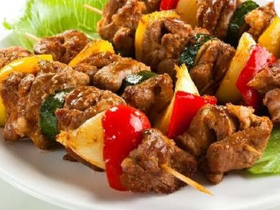 Шашлык на шпажках