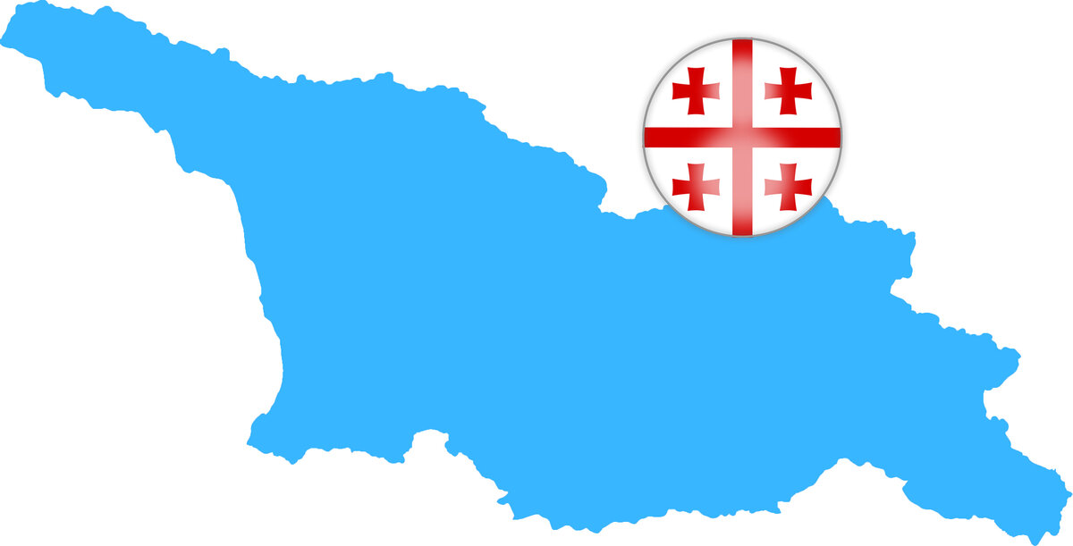 Грузия на карте мира