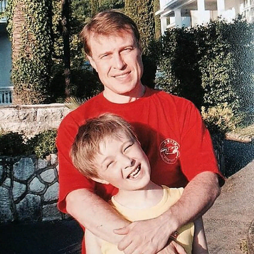 детское фото с папой