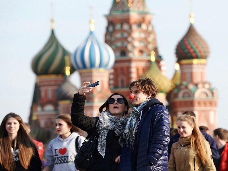 Фото взято из открытых источников в интернете. Туристы в России