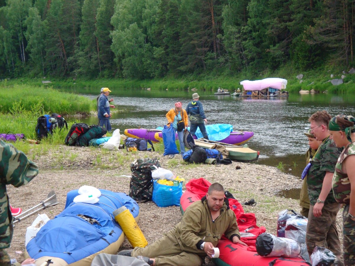 Семейный сплав по реке Чусовой