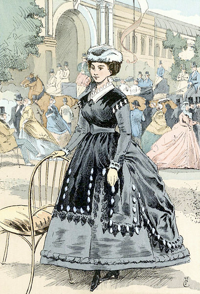 "Возвращение с бегов, 1866", Франсуа Курбуан, 1898. (сс) Wikimedia Commons