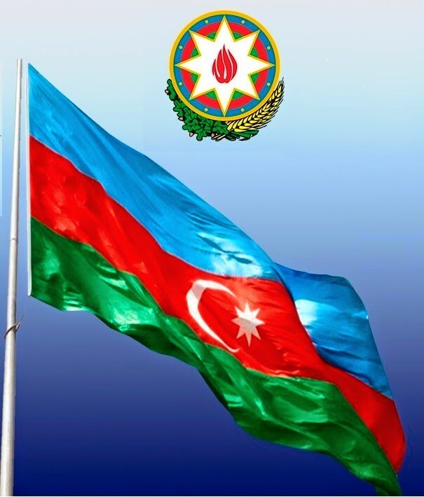 Флаг герб азербайджана