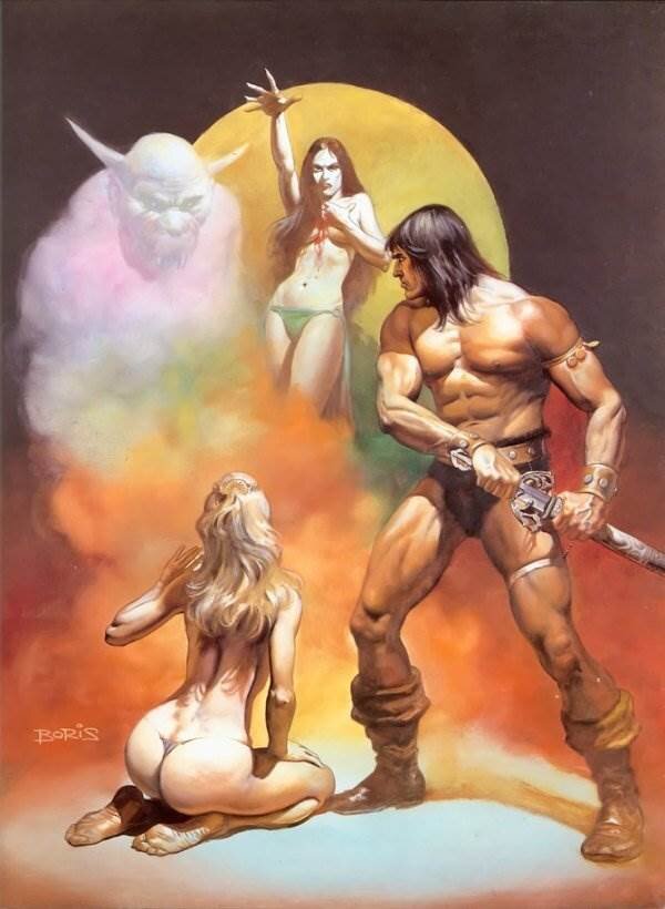 Борис Вальехо (Boris Vallejo) erotic fantasy art Part 1