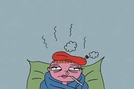 Не одевайтесь слишком тепло при лихорадке!